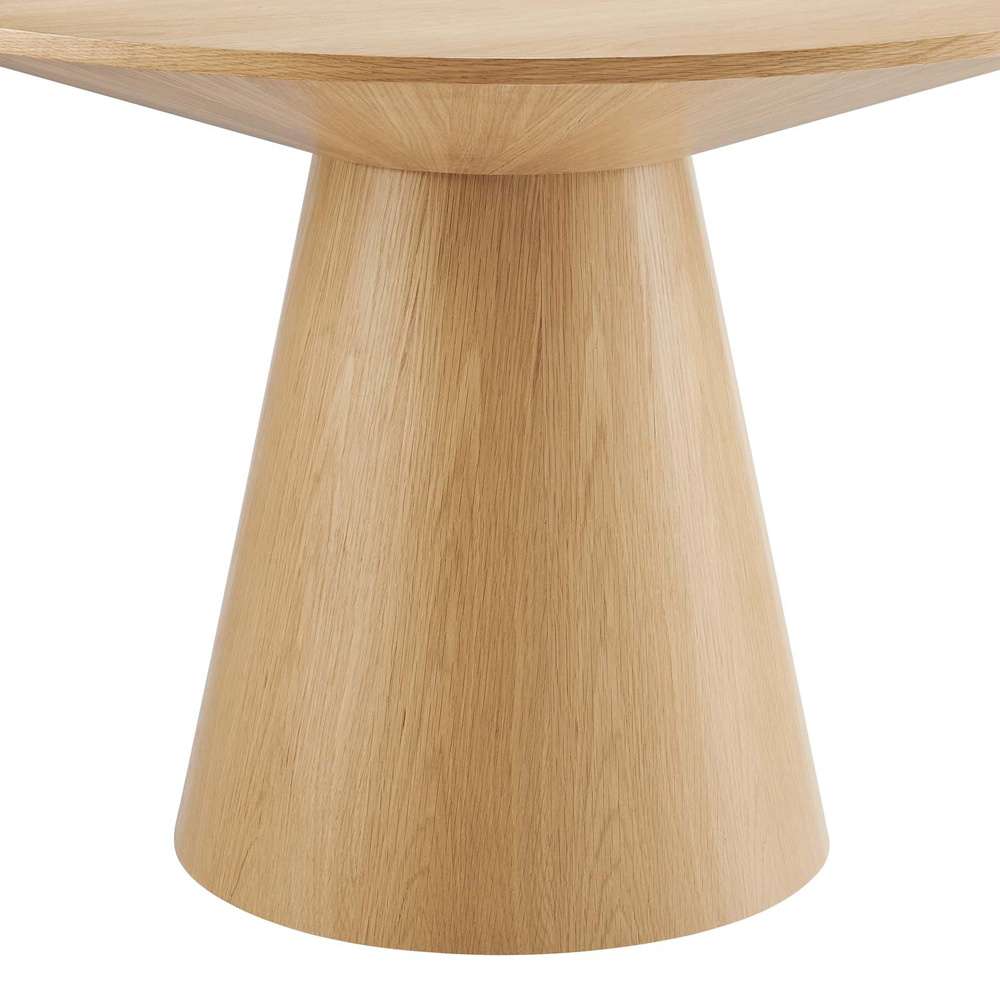 Modway - Provision 47in Round Dining Table - EEI-6102-OAK veiw 3