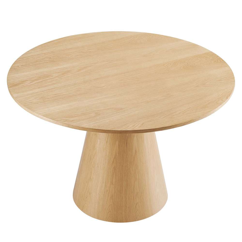 Modway - Provision 47in Round Dining Table - EEI-6102-OAK veiw 4