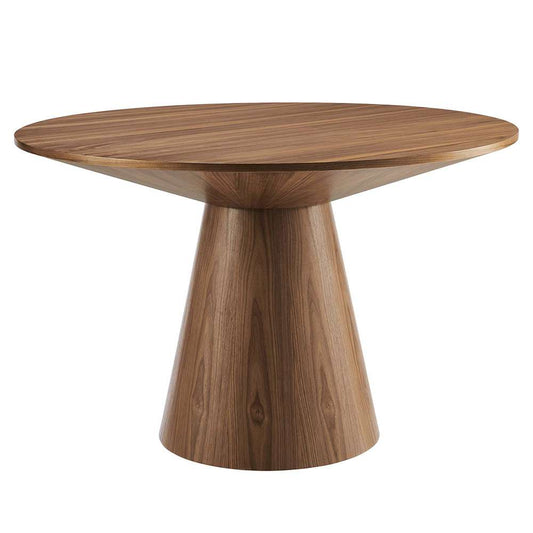 Modway - Provision 47in Round Dining Table - EEI-6102-WAL veiw 1