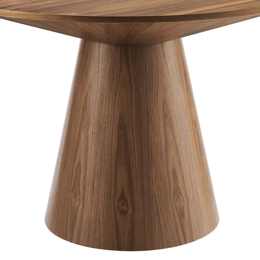 Modway - Provision 47in Round Dining Table - EEI-6102-WAL veiw 3