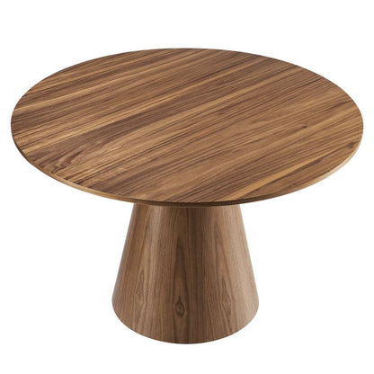 Modway - Provision 47in Round Dining Table - EEI-6102-WAL veiw 4