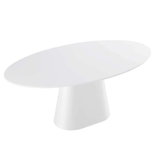 Modway - Provision 75in Oval Dining Table - EEI-4912-WHI veiw 1