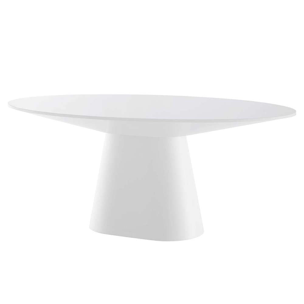 Modway - Provision 75in Oval Dining Table - EEI-4912-WHI veiw 4