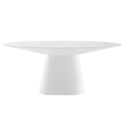 Modway - Provision 75in Oval Dining Table - EEI-4912-WHI veiw 5