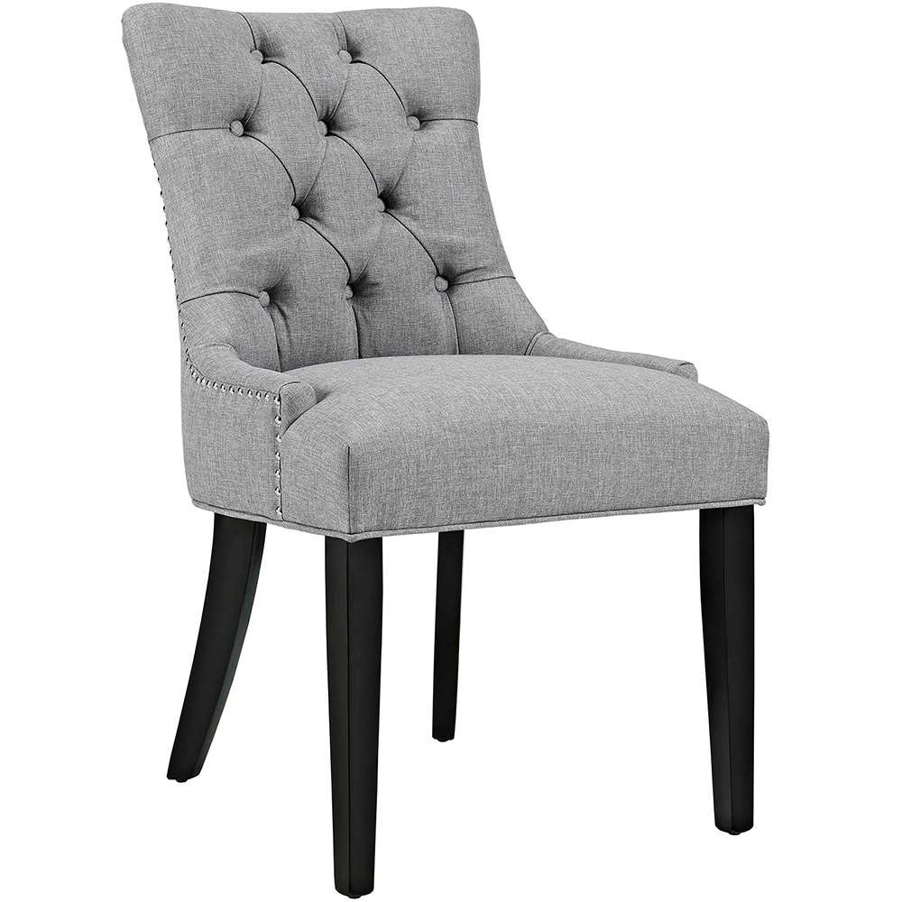 Modway - Regent Tufted Fabric Dining Chair - EEI-2223-LGR veiw 1