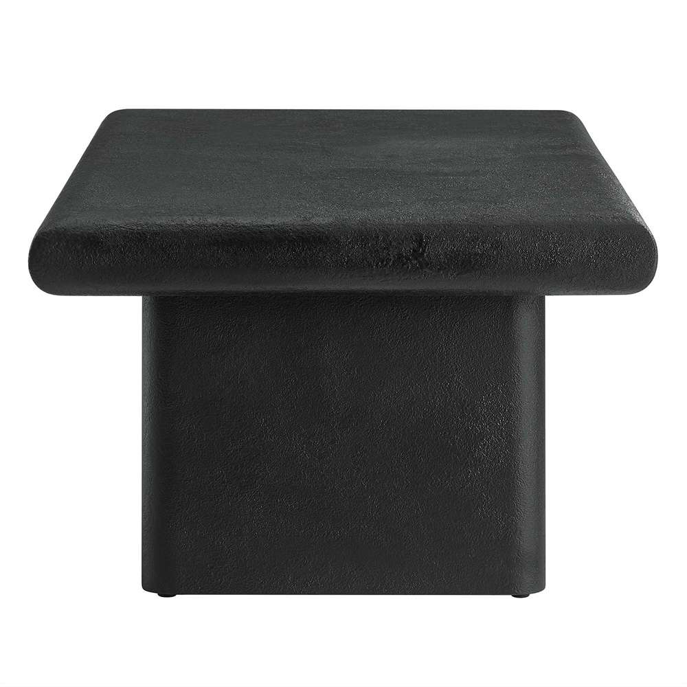 Modway - Relic Concrete Textured Coffee Table - EEI-6578-BLK veiw 4