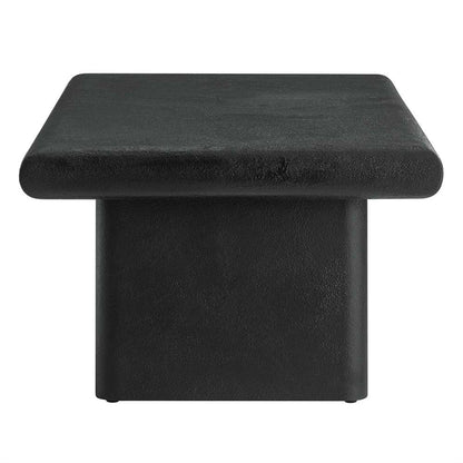Modway - Relic Concrete Textured Coffee Table - EEI-6578-BLK veiw 4