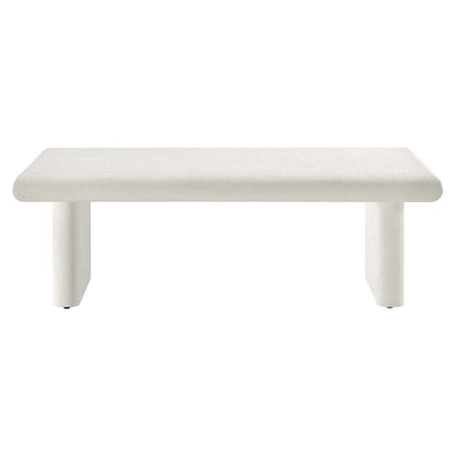 Modway - Relic Concrete Textured Coffee Table - EEI-6578-WHI veiw 5