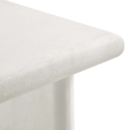 Modway - Relic Concrete Textured Coffee Table - EEI-6578-WHI veiw 6