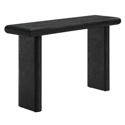 Modway - Relic Concrete Textured Console Table - EEI-6577-BLK veiw 1