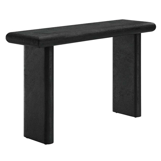Modway - Relic Concrete Textured Console Table - EEI-6577-BLK veiw 1