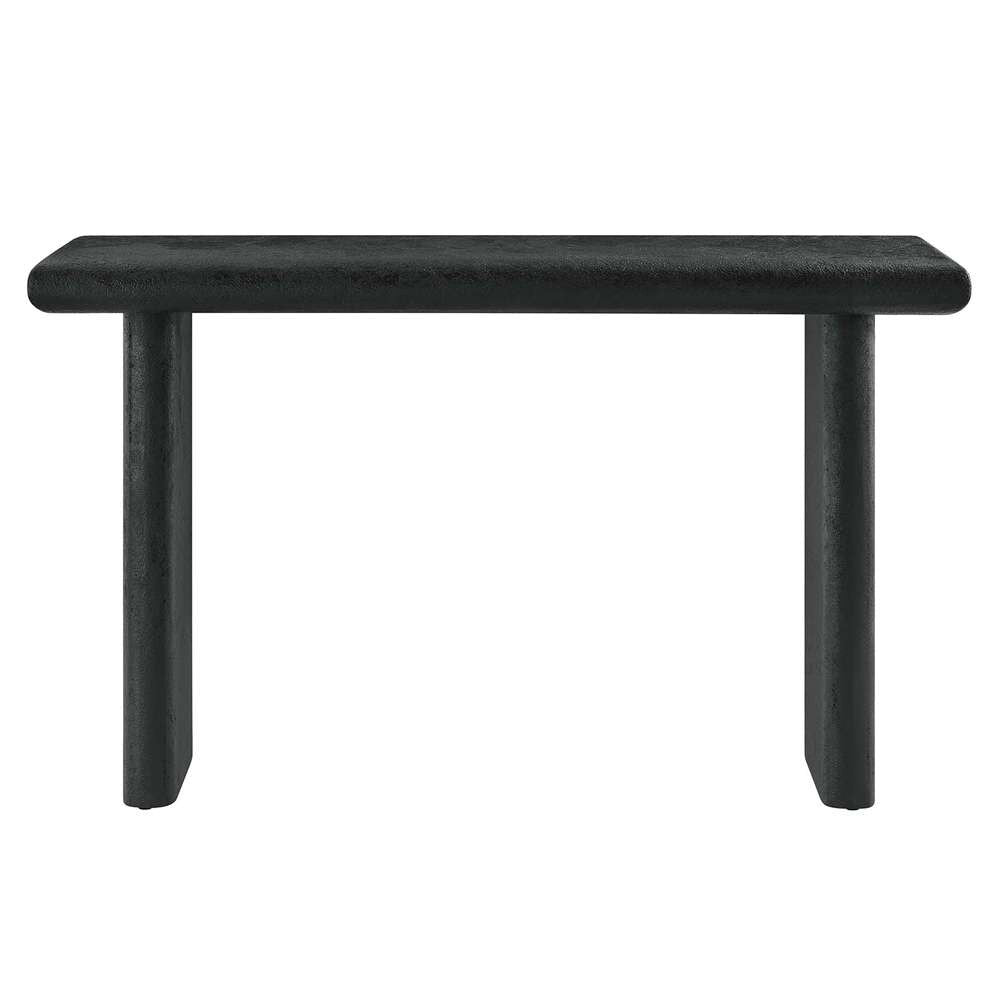 Modway - Relic Concrete Textured Console Table - EEI-6577-BLK veiw 5