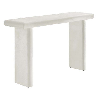 Modway - Relic Concrete Textured Console Table - EEI-6577-WHI veiw 1
