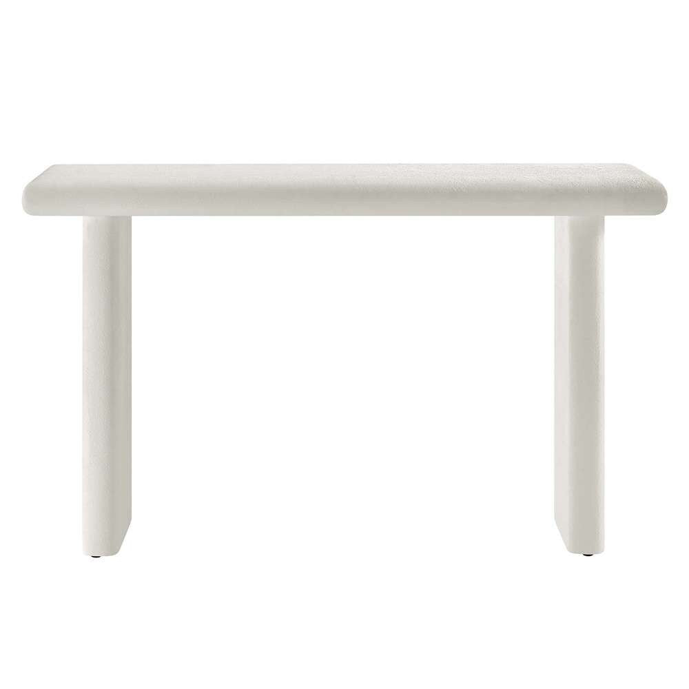 Modway - Relic Concrete Textured Console Table - EEI-6577-WHI veiw 5