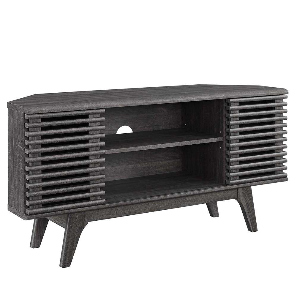 Modway - Render 46in Corner TV Stand - EEI-6157-CHA veiw 1