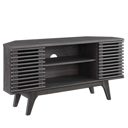 Modway - Render 46in Corner TV Stand - EEI-6157-CHA veiw 1