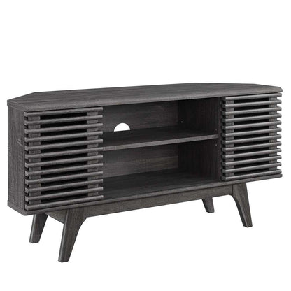 Modway - Render 46in Corner TV Stand - EEI-6157-CHA veiw 2