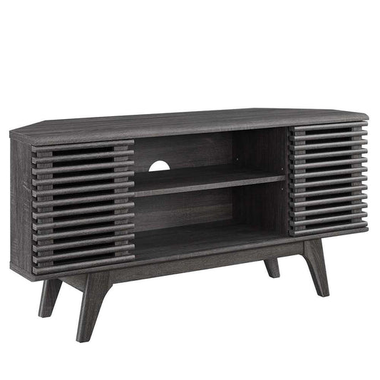 Modway - Render 46in Corner TV Stand - EEI-6157-CHA veiw 2
