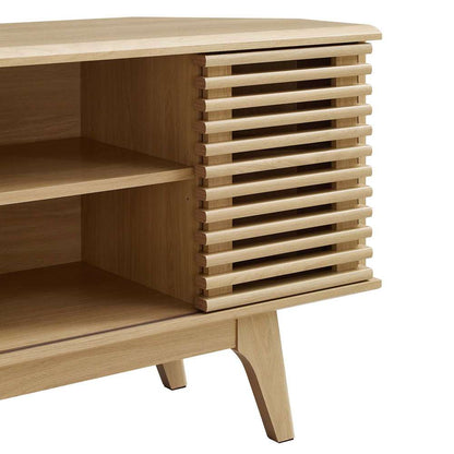 Modway - Render 46in Corner TV Stand - EEI-6157-OAK veiw 3