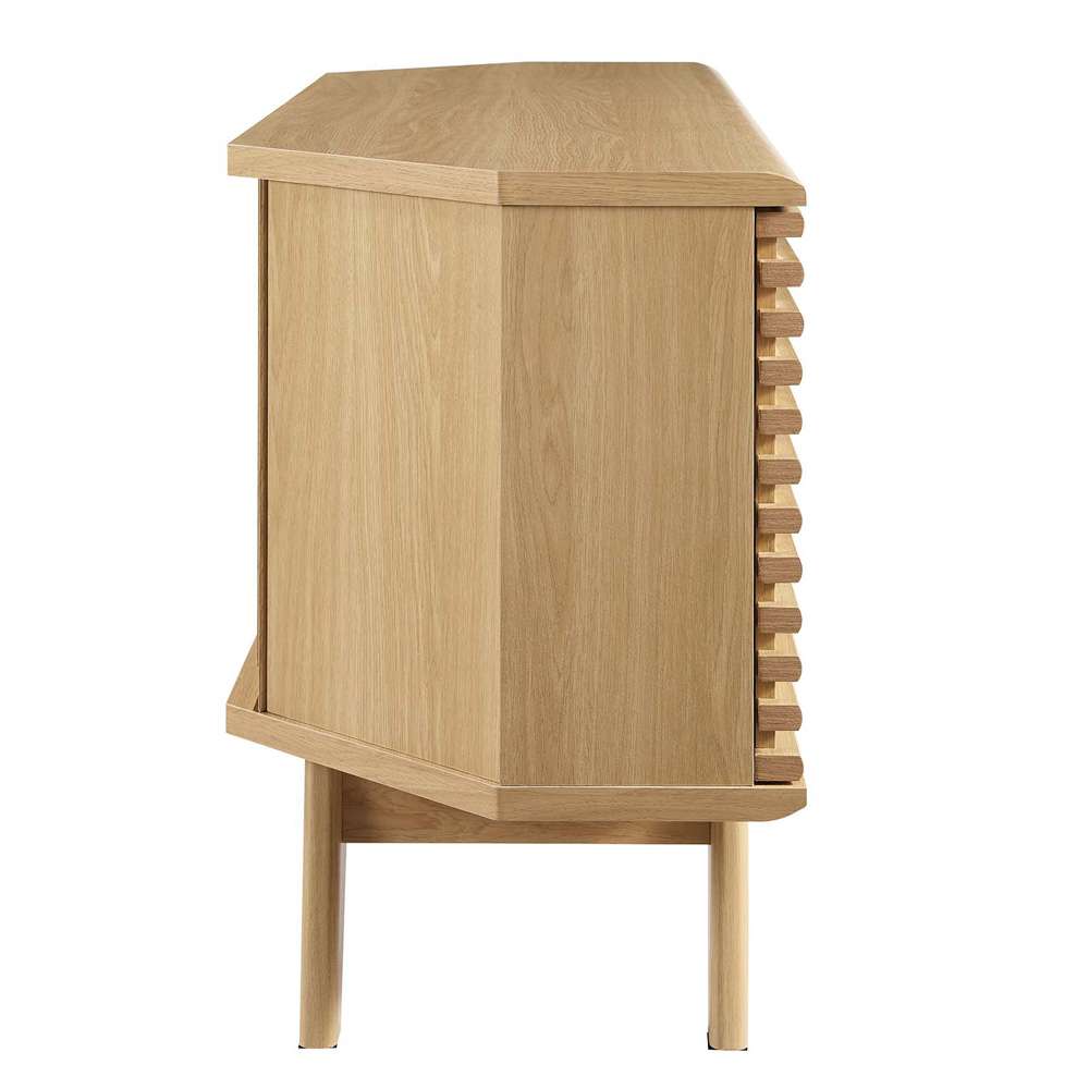 Modway - Render 46in Corner TV Stand - EEI-6157-OAK veiw 4