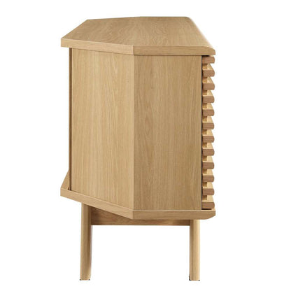 Modway - Render 46in Corner TV Stand - EEI-6157-OAK veiw 4