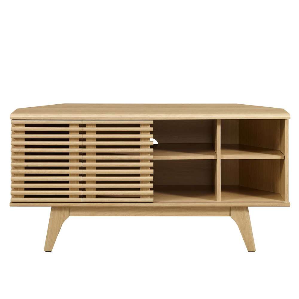 Modway - Render 46in Corner TV Stand - EEI-6157-OAK veiw 6