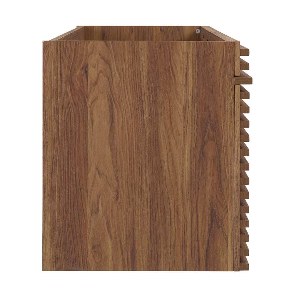 Modway - Render 48in Single Sink Compatible (Not Included) Bathroom Vanity Cabinet - EEI-5866-WAL veiw 3