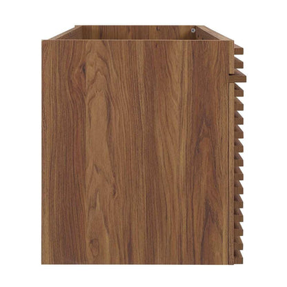 Modway - Render 48in Single Sink Compatible (Not Included) Bathroom Vanity Cabinet - EEI-5866-WAL veiw 3