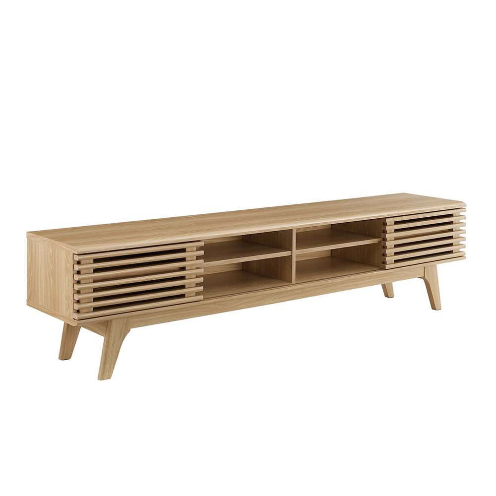 Modway - Render 70in Entertainment Center TV Stand - EEI-3303-OAK veiw 1