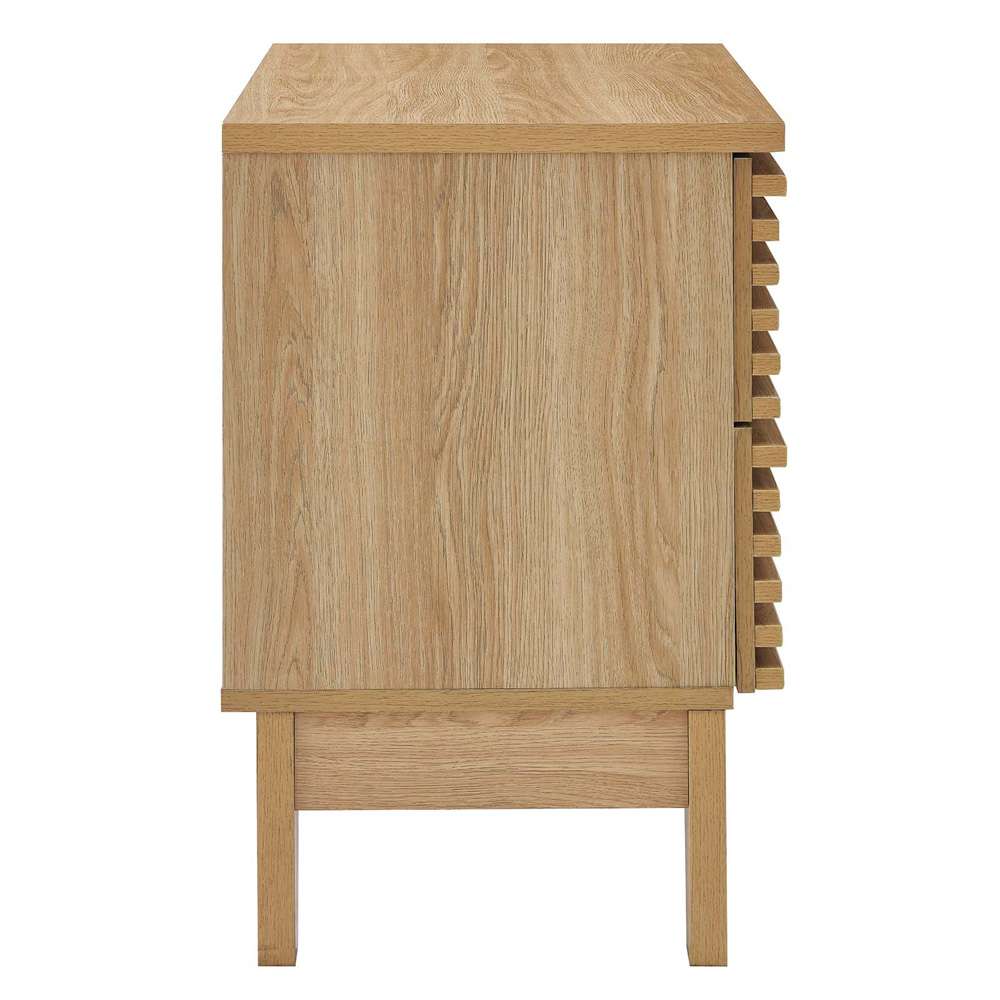 Modway - Render Two-Drawer Nightstand - MOD-6964-OAK veiw 3