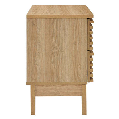 Modway - Render Two-Drawer Nightstand - MOD-6964-OAK veiw 3