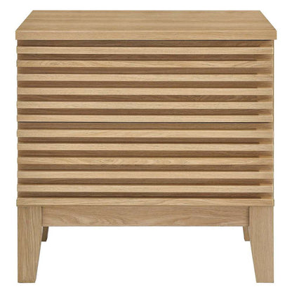 Modway - Render Two-Drawer Nightstand - MOD-6964-OAK veiw 4