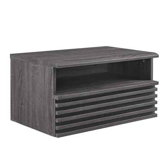 Modway - Render Wall-Mount Nightstand - MOD-7058-CHA veiw 1