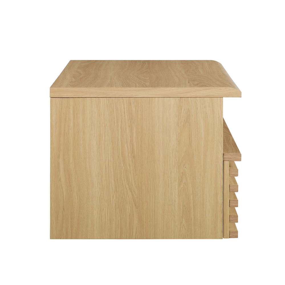 Modway - Render Wall-Mount Nightstand - MOD-7058-OAK veiw 3
