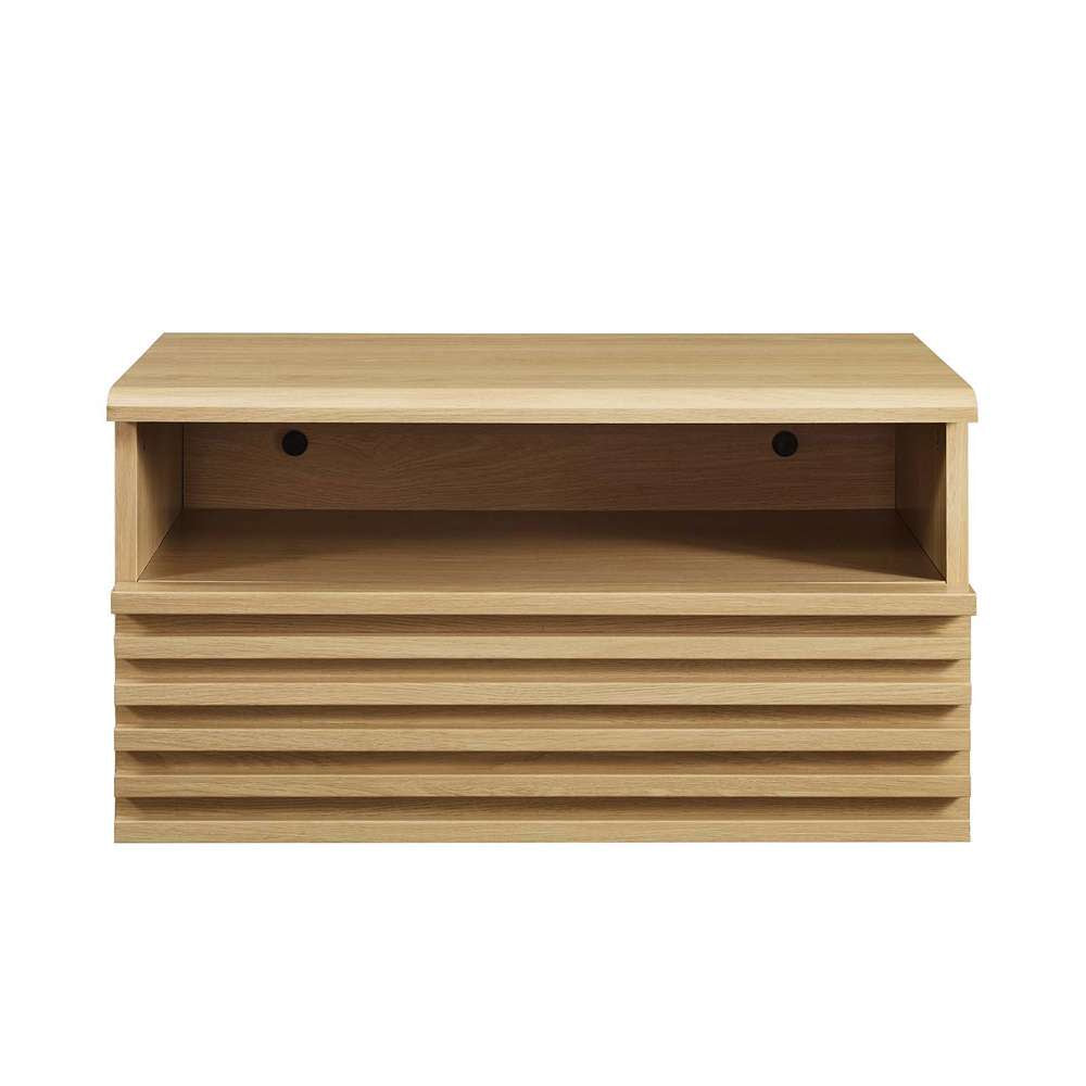 Modway - Render Wall-Mount Nightstand - MOD-7058-OAK veiw 4