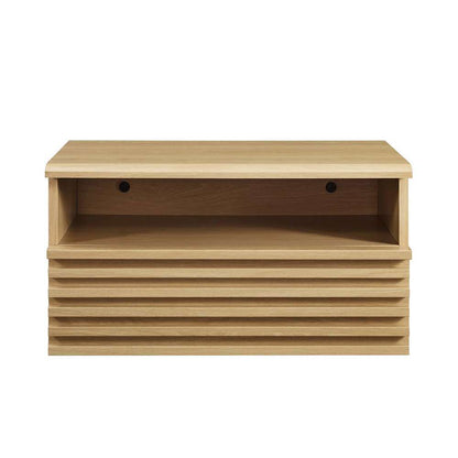 Modway - Render Wall-Mount Nightstand - MOD-7058-OAK veiw 4