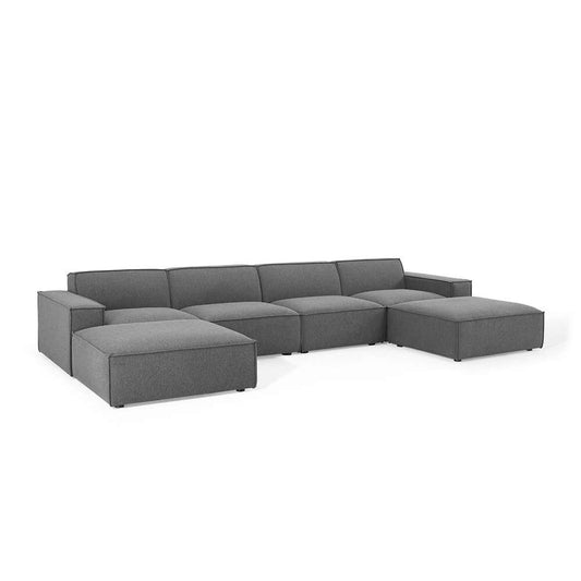 Modway - Restore 6-Piece Sectional Sofa - EEI-4116-CHA veiw 1