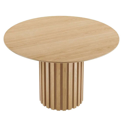 Modway - Senja 47in Round Dining Table - EEI-6064-OAK-SET veiw 1