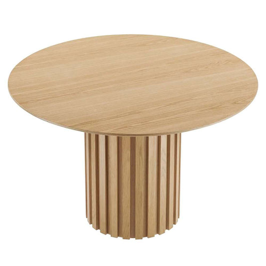 Modway - Senja 47in Round Dining Table - EEI-6064-OAK-SET veiw 1