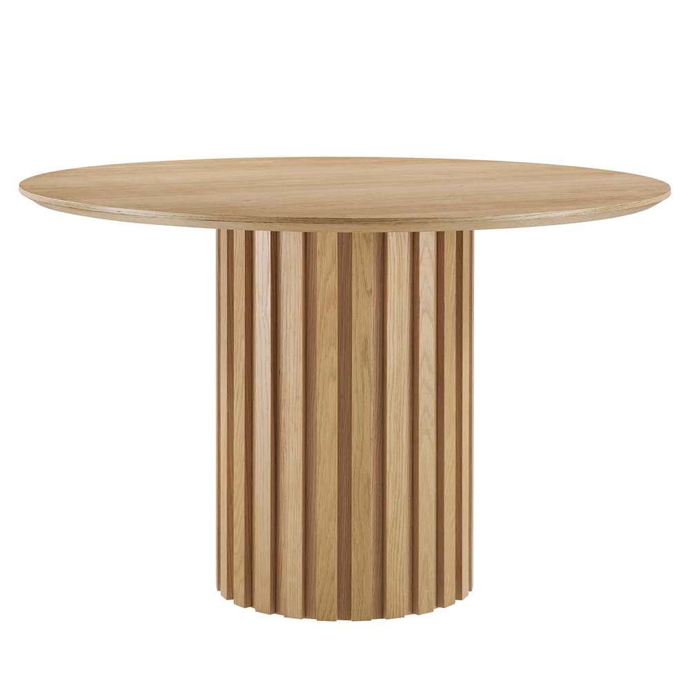 Modway - Senja 47in Round Dining Table - EEI-6064-OAK-SET veiw 3