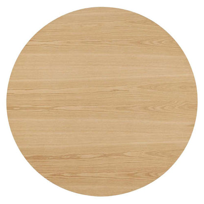 Modway - Senja 47in Round Dining Table - EEI-6064-OAK-SET veiw 5