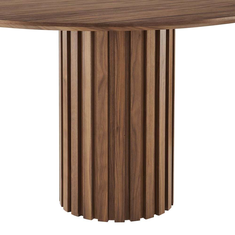 Modway - Senja 95in Oval Dining Table - EEI-6065-WAL-SET veiw 5