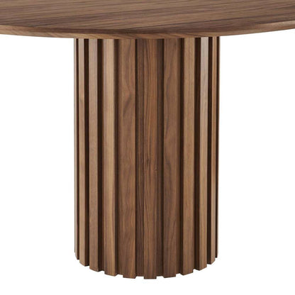 Modway - Senja 95in Oval Dining Table - EEI-6065-WAL-SET veiw 5