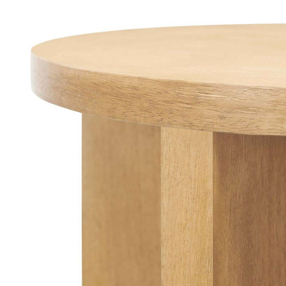Modway - Silas Round Mango Wood Side Table - EEI-6579-NAT veiw 5
