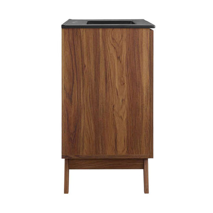 Modway - Soma 30in Bathroom Vanity - EEI-6716-WAL-BLK veiw 3
