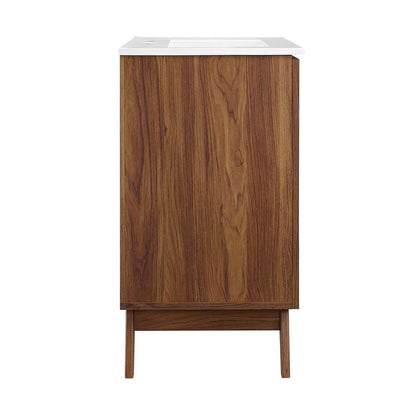 Modway - Soma 30in Bathroom Vanity - EEI-6715-WAL-WHI veiw 3