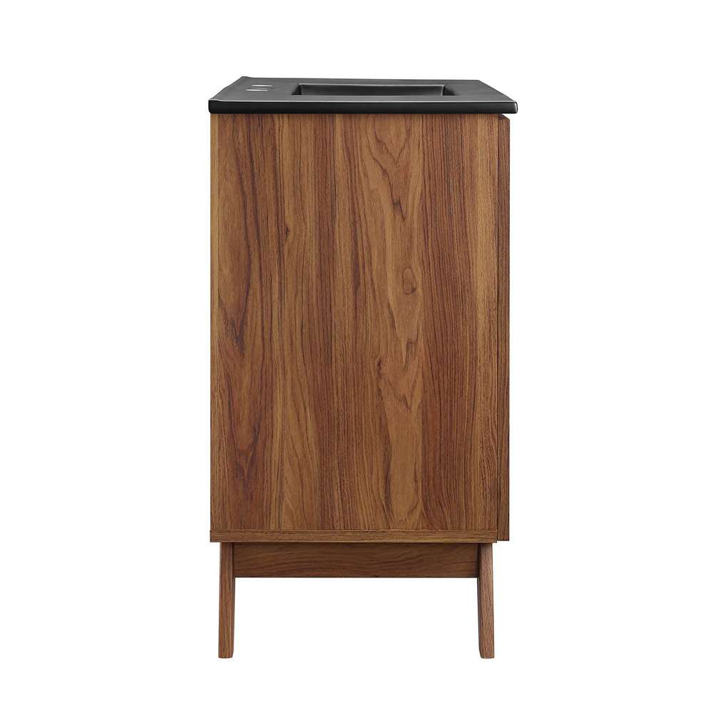 Modway - Soma 36in Bathroom Vanity - EEI-6718-WAL-BLK veiw 3