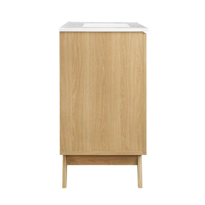 Modway - Soma 36in Bathroom Vanity - EEI-6717-OAK-WHI veiw 3