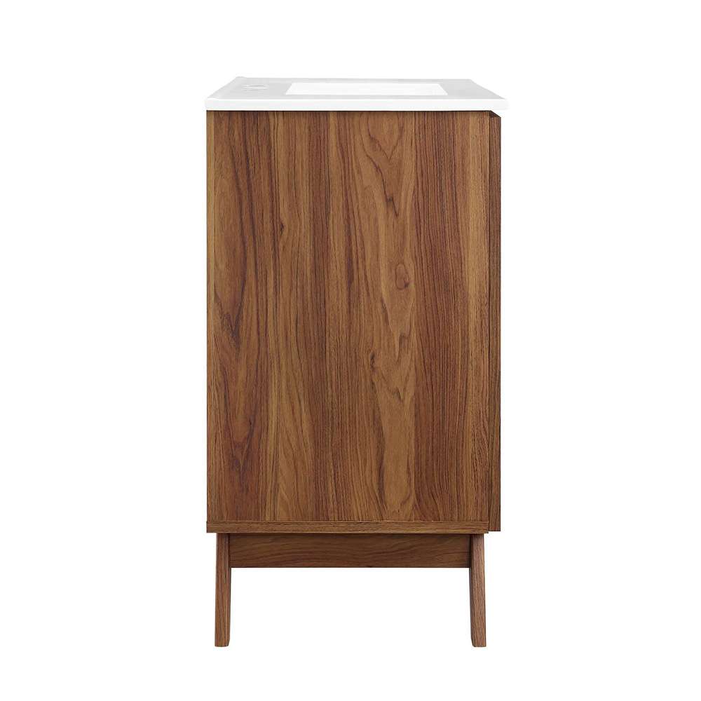Modway - Soma 36in Bathroom Vanity - EEI-6717-WAL-WHI veiw 3