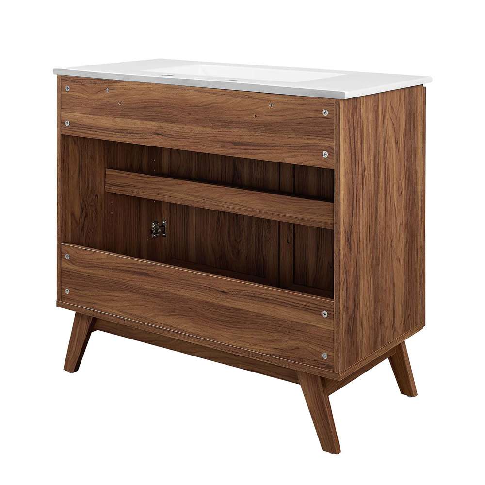Modway - Soma 36in Bathroom Vanity - EEI-6717-WAL-WHI veiw 4